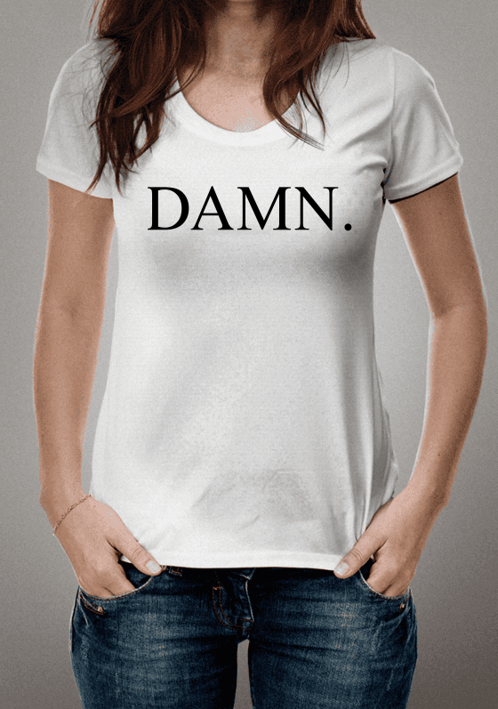Camiseta - DAMN. (Preto)